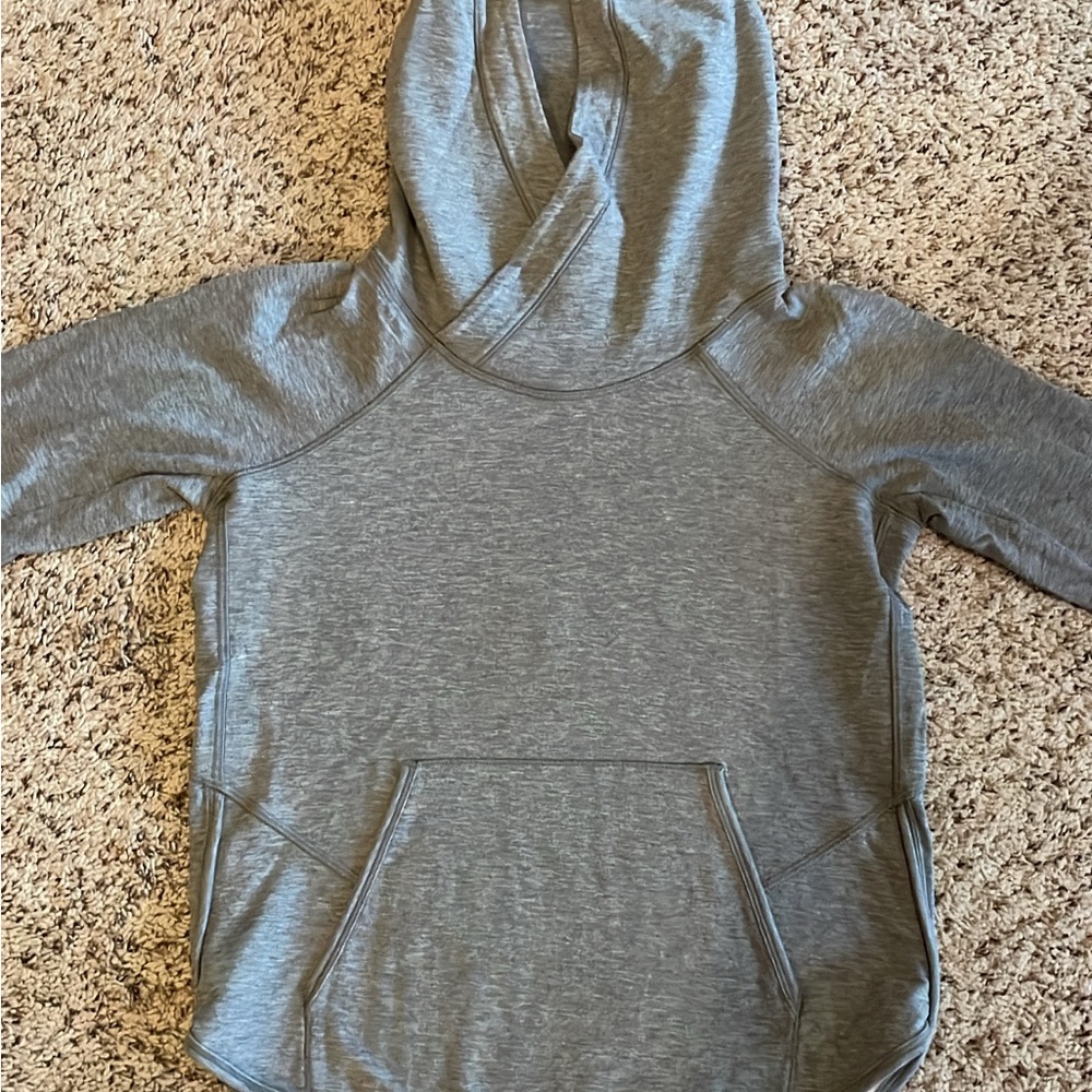 Lululemon Gray Hooded Sweatshirt